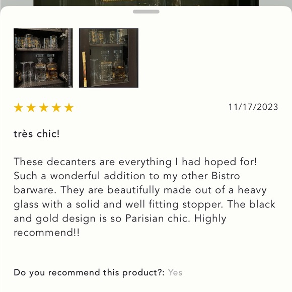 LAST ONE🔥Bistro Tile Decanter - Picture 10 of 11